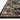 Loloi Rugs Padma PMA-01 black and multi-colored area rug with intricate geometric pattern, shown in close-up view.