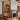 Loloi Rugs Priya PRY-08 Bone and Bluestone rug with intricate geometric pattern on a wooden floor.