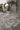 KAS Inspire 7502 Ivory and Grey Rug runner showcasing intricate geometric patterns, soft texture, and stylish design.
