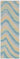 KAS Eternity 1059 Ocean Vibes rug, blue and beige runner with ocean-inspired pattern, soft woven texture, 2.3 x 7.6 feet.