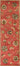 KAS Syriana 6008 Sienna Allover Mahal rug, 2.3 x 7.6 ft, featuring intricate patterns in warm earthy tones.
