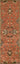 KAS Syriana 6009 Sienna Agra rug, 2.3 x 7.6 ft, featuring intricate patterns in warm earthy tones on a woven surface.