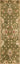 KAS Syriana 6010 emerald green Agra rug, 2.3x7.6 ft runner with intricate pattern and vibrant color.