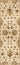 KAS Syriana 6012 Champagne Agra rug, 2.3 x 7.6 ft runner, beige and champagne tones with intricate pattern, soft textured surface.