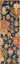 KAS Syriana 6020 navy tapestry rug, 2.3x7.6 ft runner with intricate navy and beige patterns on woven fabric.