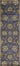 KAS Syriana 6024 Midnight Kashan rug runner with intricate patterns in dark blue and beige, traditional design for elegant decor.
