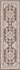 KAS Mira 4612 Taupe Verona rug, 2.3x8-foot runner with taupe and beige tones, soft textured wool material.