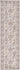 KAS Mira 4613 Ivory and Grey Luna rug, 2.3 x 8 feet runner with soft, woven fabric and modern geometric pattern.