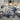 KAS Illusions 6201 Blue Watercolors rug featuring a vibrant blue watercolors pattern on a soft, woven rug surface.