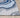 KAS Illusions 6227 blue and grey marble rug with a modern, swirling marble pattern in a 3x4.11-foot size.