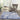 Nourison Prismatic PRS05 Blue rug featuring a vibrant, geometric pattern in shades of blue and gray for modern home decor.