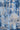 Blue and grey Nourison Prismatic PRS10 rug with geometric pattern, 2x3 feet, modern design for living room or bedroom decor.