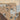 Nourison Silk Shadows beige and blue rug with intricate pattern, 2x3 feet, soft and luxurious textured home decor accessory.