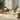 Beige Wool Haven Nourison rug with textured wool surface, rectangular shape, measuring 5'3" x 7'3" for living room decor.