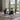 Nourison Christopher Guy Wool & Silk CGS21 Noir round rug with luxurious black wool and silk fibers, elegant and plush surface.